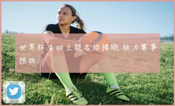 世界杯活动主题名称揭晓 助力赛事预热