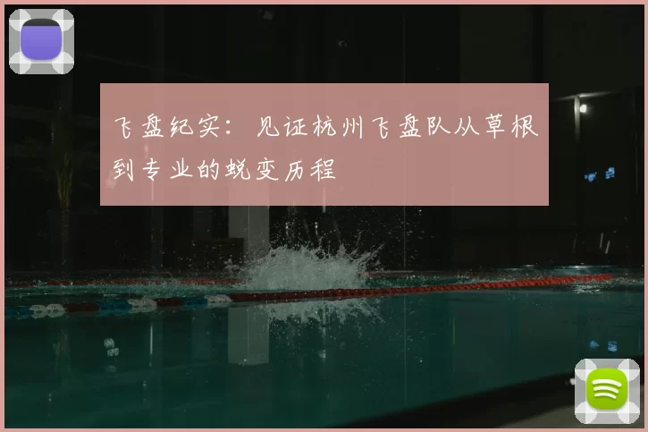 飞盘纪实：见证杭州飞盘队从草根到专业的蜕变历程
