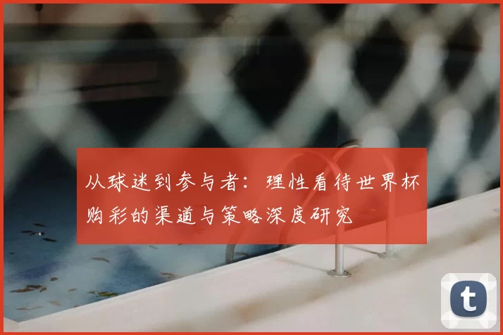 从球迷到参与者:理性看待世界杯购彩的渠道与策略深度研究