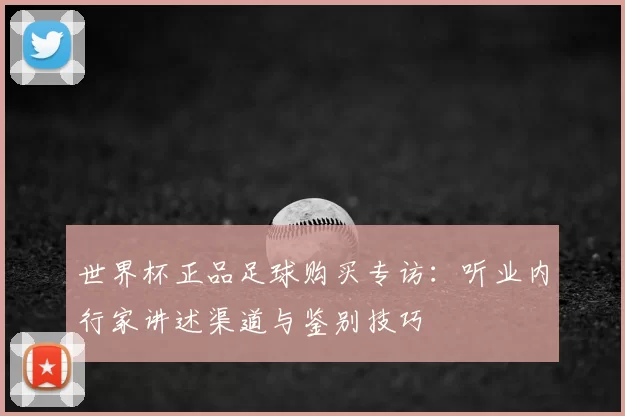 世界杯正品足球购买专访：听业内行家讲述渠道与鉴别技巧